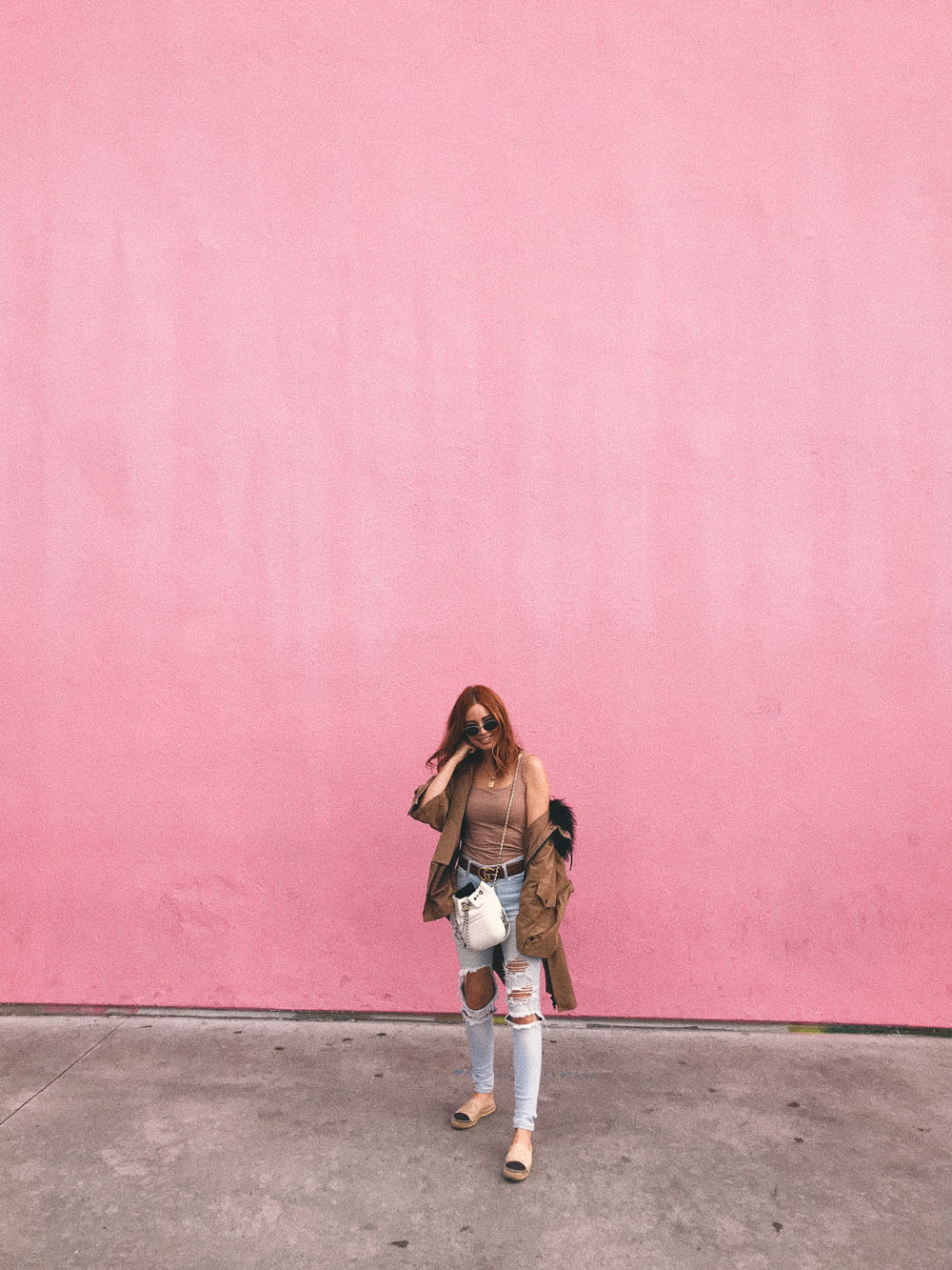 Beverly Hills Hotel Yvette King Pink Wall